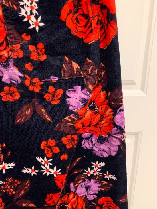 Anthropologie Maeve Colette Cropped Velvet Pants - Picture 6 of 6